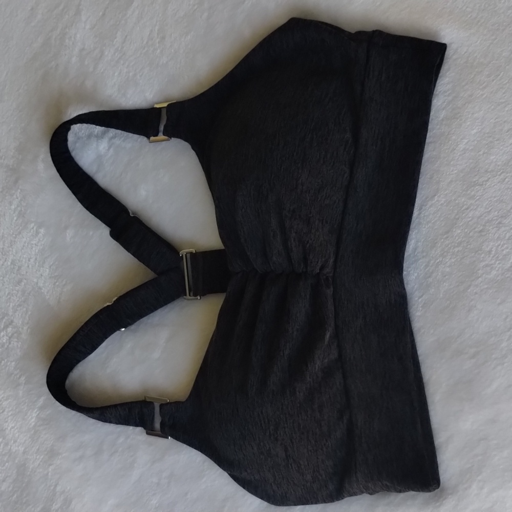 Bombshell Perfection Bra Graphite Heathered Charc… - image 4